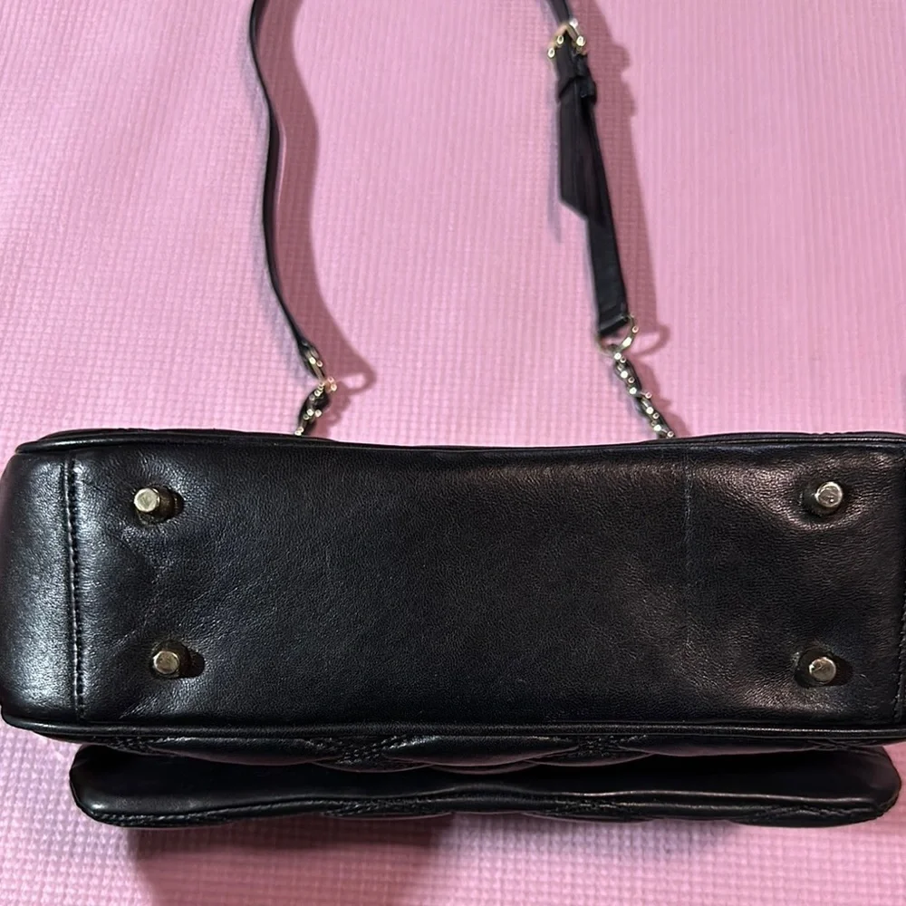DKNY Slouchy Quilted Women's Crossbody Shoulder Soft Lamb Leather Snap Handbag